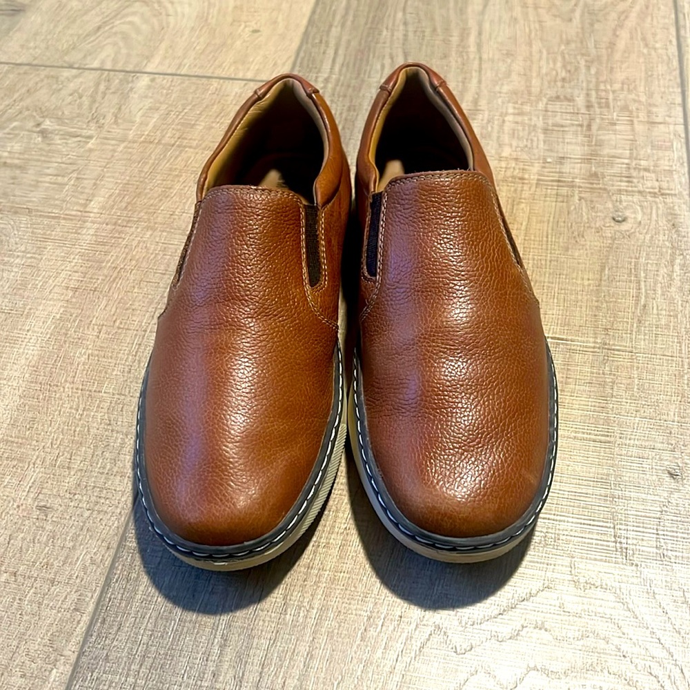 Johnston & Murphy little kids 3 brown leather shoes